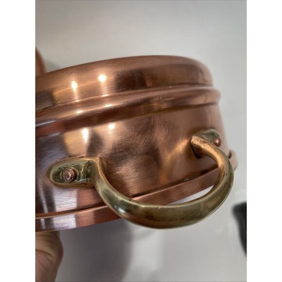 Copral Copper & Brass Tin Lined 6.75" Sauce Pan & Double Boiler - None-Ceramic - Picture 11 of 15